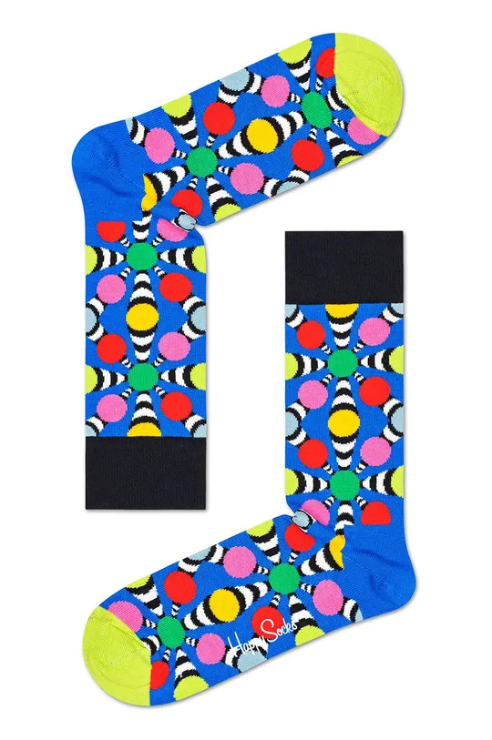 Happy Socks - Носки Classic Dots Gift Set (4-PACK)  86% Хлопок, 2% Эластан, 12% Полиамид