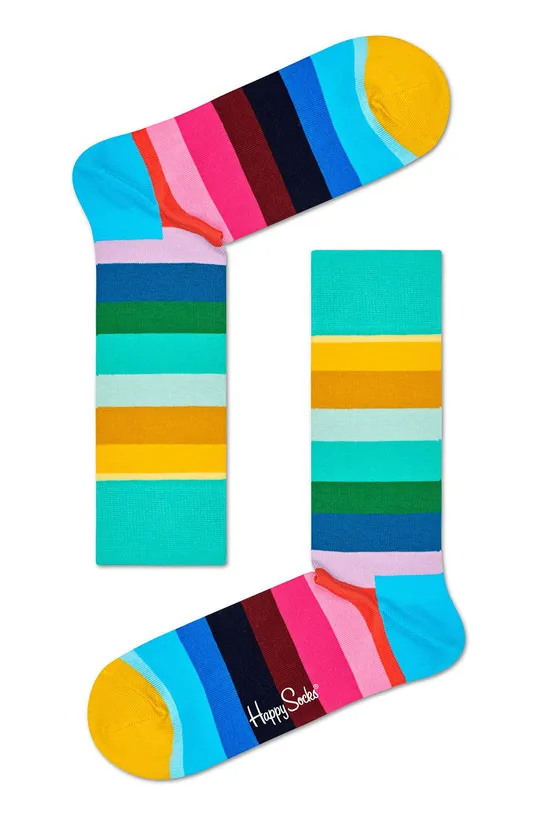 viacfarebná Happy Socks - Ponožky Stripe Sock Dámsky