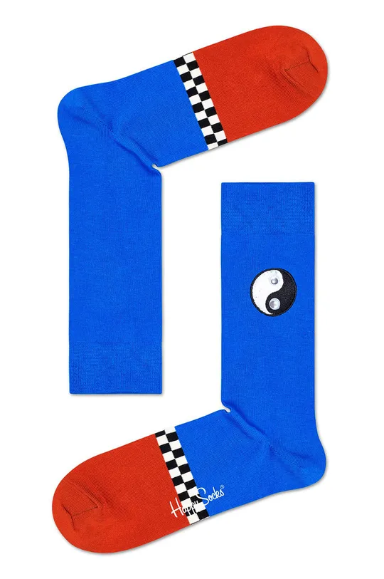 modrá Happy Socks - Ponožky Eye Yin/Yang Dámsky