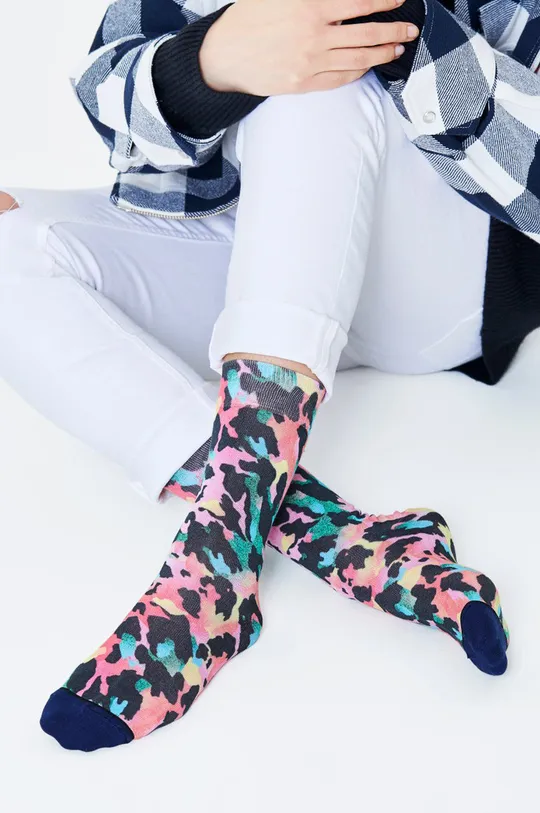 Happy Socks - Ponožky Gradient Leopard Printed viacfarebná