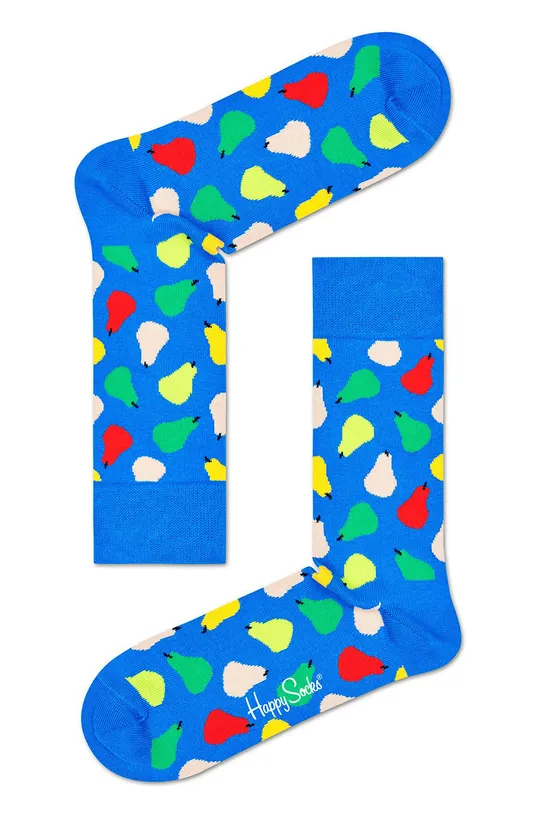 modrá Happy Socks - Ponožky Pear Dámsky