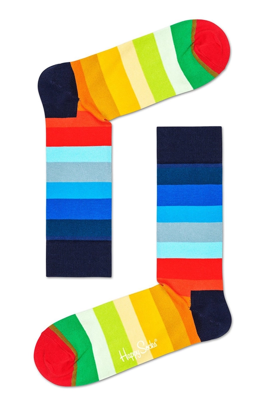 Happy Socks - Κάλτσες Stripe Sock ψηλές κάλτσες πολύχρωμο STR01.2200