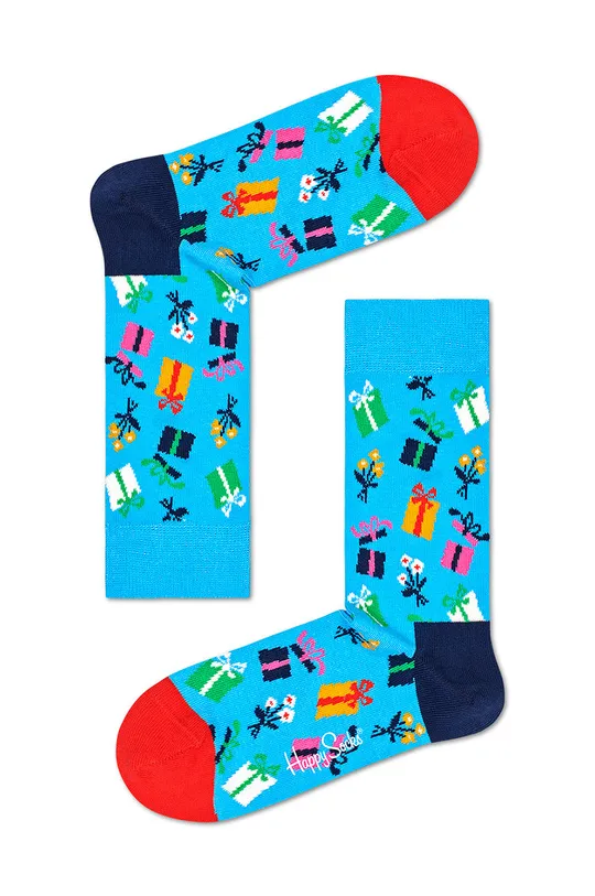 Happy Socks - Ponožky Happy Birthday (3-pak)  86% Bavlna, 2% Elastan, 12% Polyamid