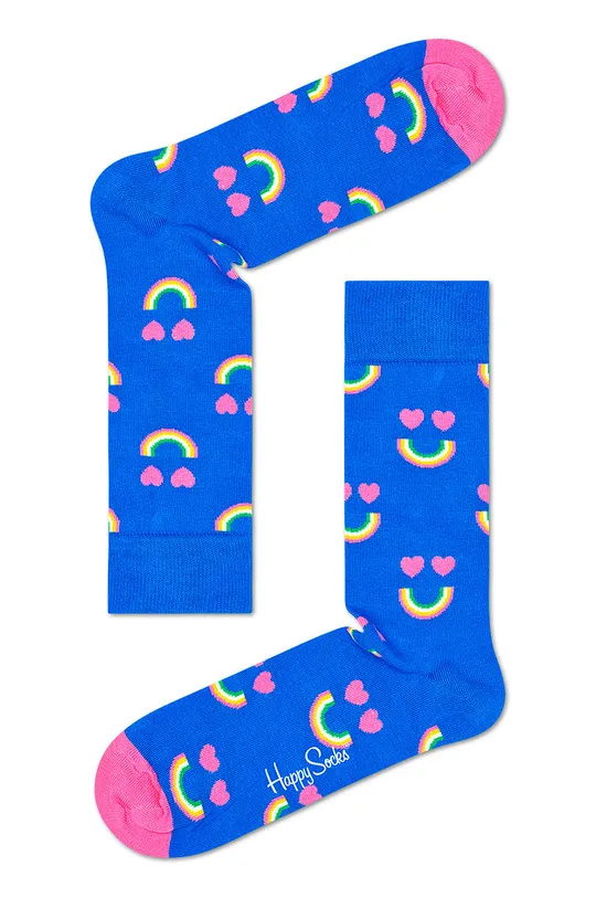 Happy Socks - Zokni Smiley Yin Yang (4-pár) többszínű