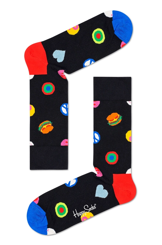 Happy Socks - Zokni Smiley Yin Yang (4-pár) Női