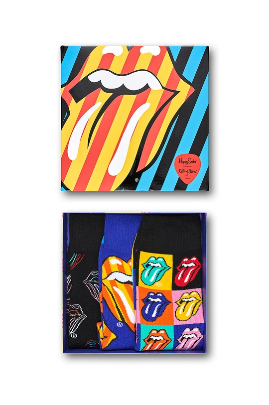 viacfarebná Happy Socks - Ponožky Giftbox x Rolling Stones (3-pak) Dámsky