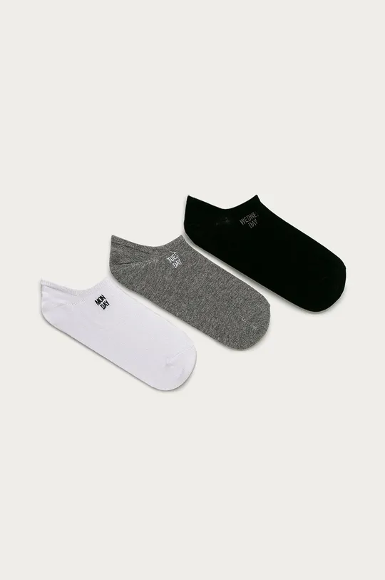 Tally Weijl - Členkové ponožky (7-pak) biela
