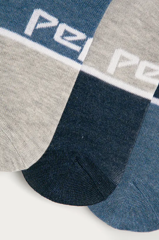 Pepe Jeans - Členkové ponožky Ariana (3-pak) modrá