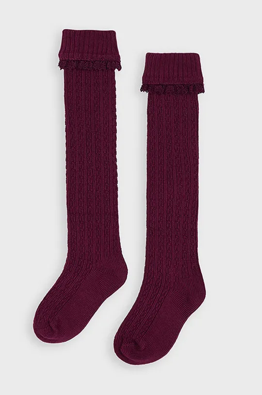 burgundské Mayoral - Detské ponožky Dievčenský