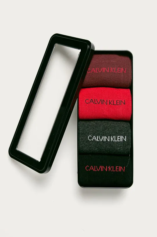 Calvin Klein - Ponožky (4-pak)  74% Bavlna, 2% Elastan, 20% Polyamid, 4% Iná látka