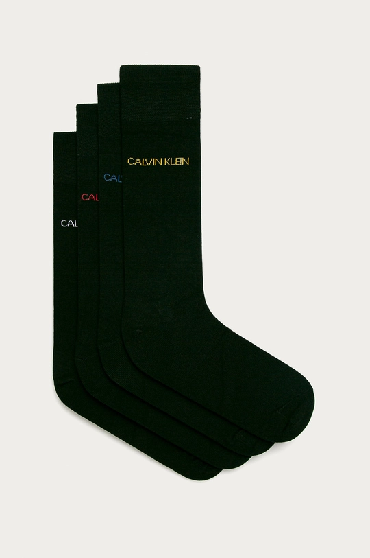 czarny Calvin Klein - Skarpetki (4-pack) Męski