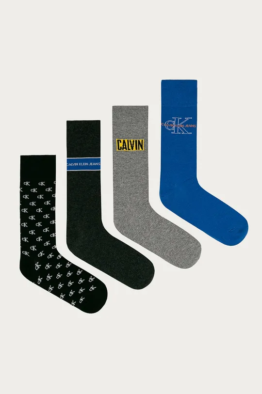 niebieski Calvin Klein - Skarpetki (4-pack) Męski