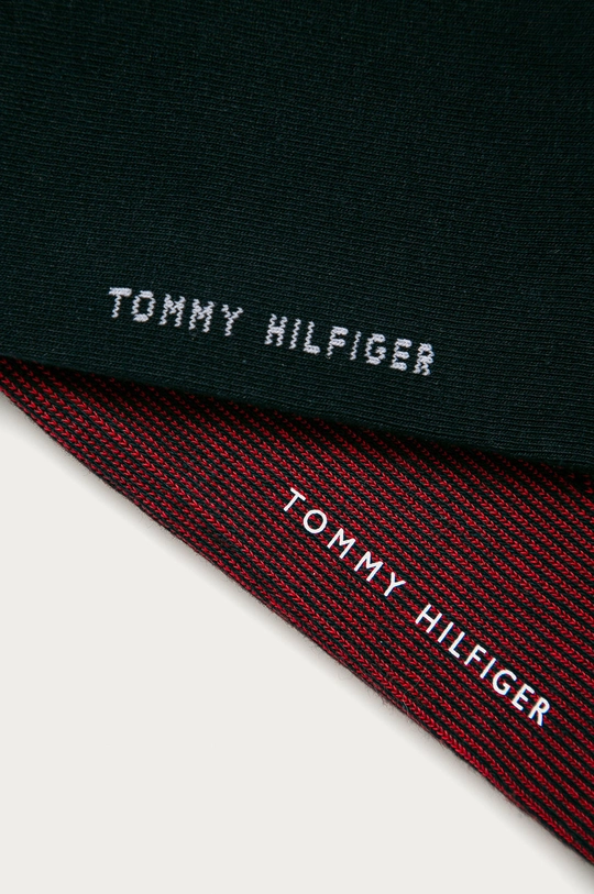 Tommy Hilfiger - Členkové ponožky (2-pak) burgundské