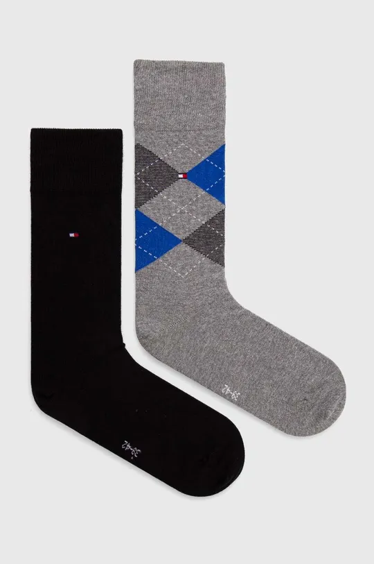 μπλε Κάλτσες Tommy Hilfiger 2-pack Ανδρικά