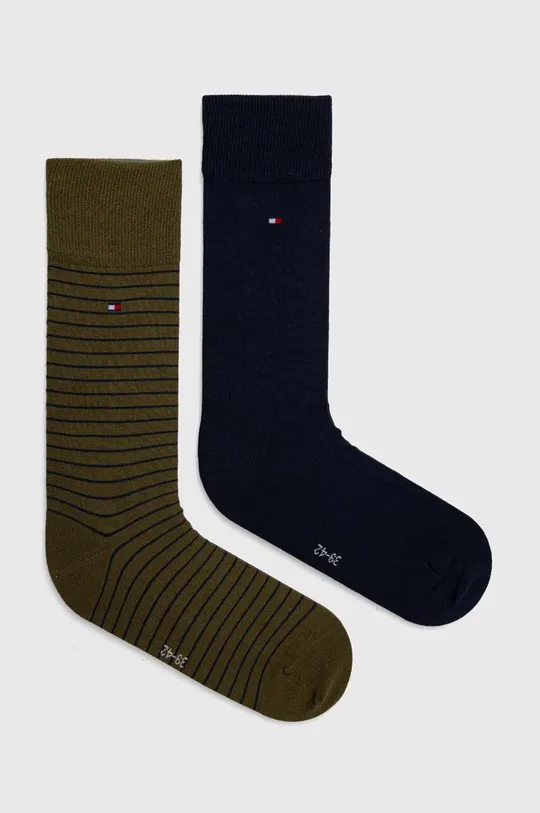 πράσινο Κάλτσες Tommy Hilfiger 2-pack Ανδρικά