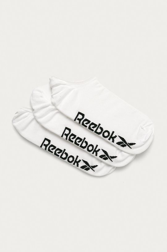 biały Reebok - Stopki (3-pack) Męski