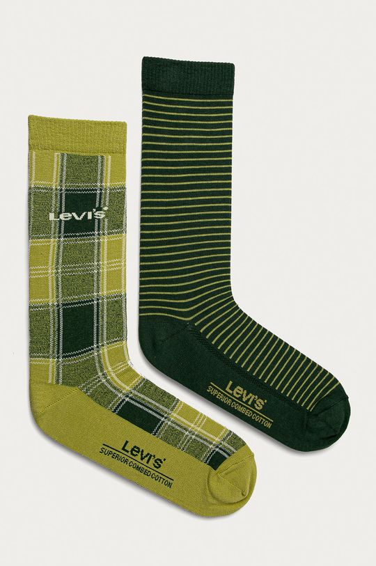 zelená Levi's - Ponožky (2-pak) Pánsky
