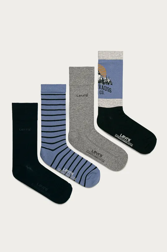 modrá Levi's - Ponožky (4-pak) Pánsky