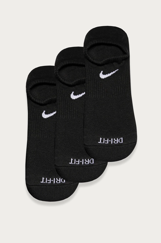 чёрный Nike - Короткие носки (3-pack) Мужской