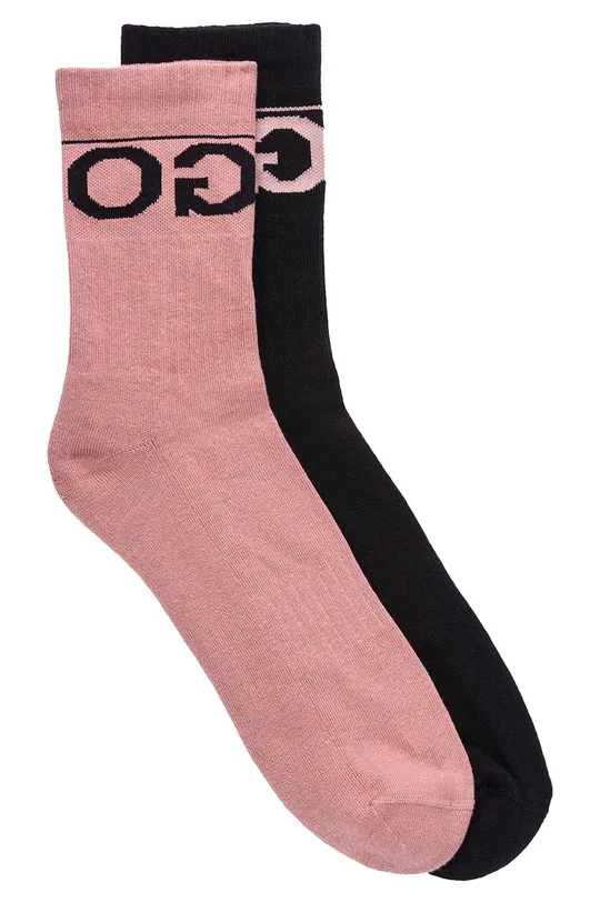 ružová Hugo - Ponožky (2-pak) Unisex
