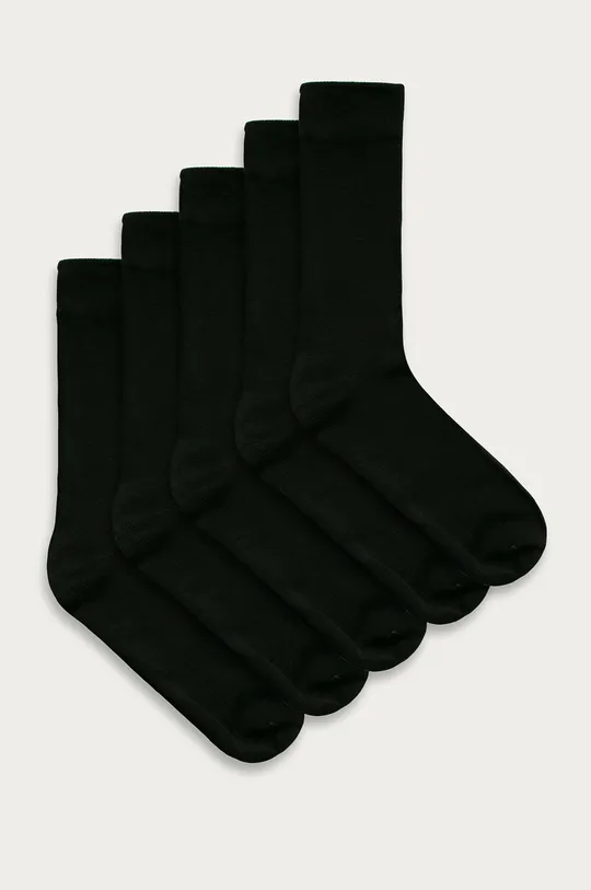 чорний Brave Soul - Шкарпетки (5-pack) Чоловічий