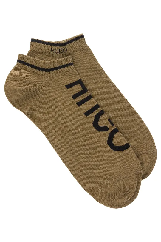 zelená Hugo - Členkové ponožky (2-pak) Unisex