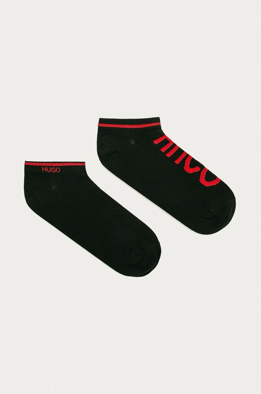 čierna Hugo - Členkové ponožky (2-pak) Unisex