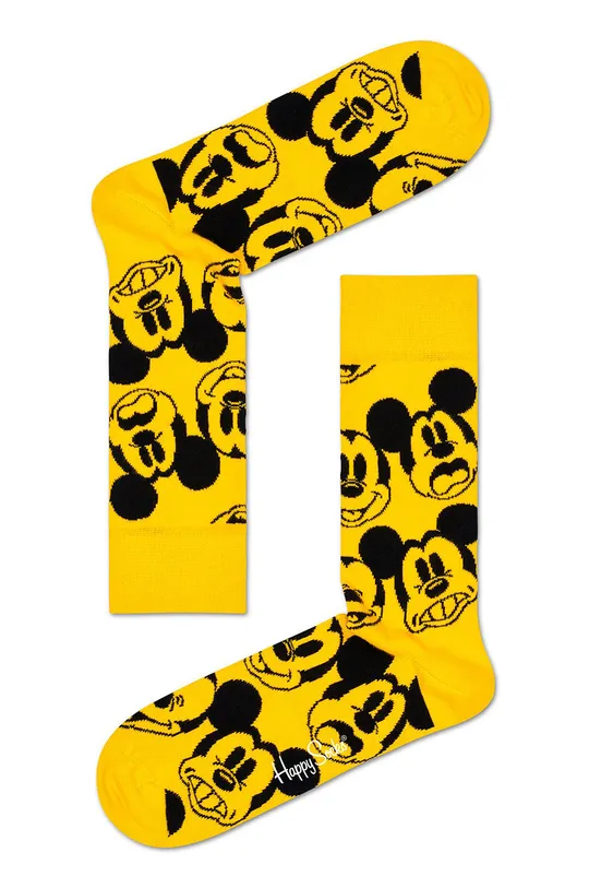 žltá Happy Socks - Ponožky DISNEY Face It, Mickey So Pánsky