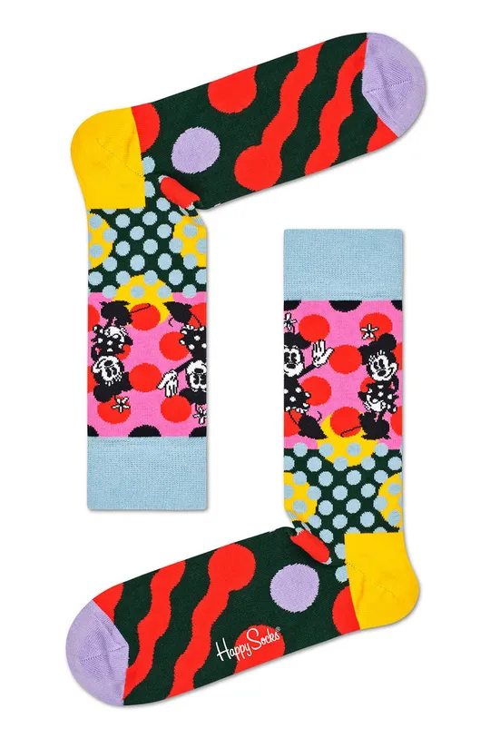 multicolor Happy Socks - Skarpetki DISNEY Minnie-Time Męski