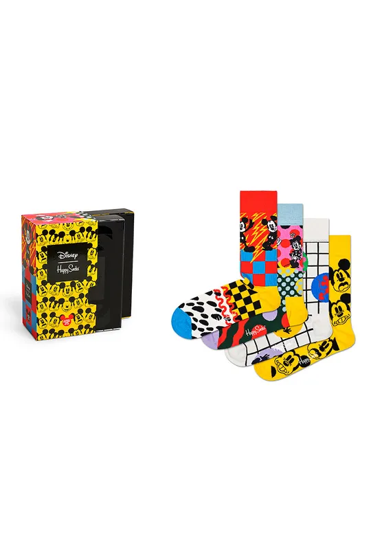 Happy Socks - Zokni x DISNEY Gift Set (4-pár) többszínű