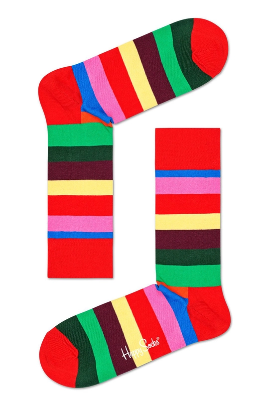 viacfarebná Happy Socks - Ponožky Stripe Pánsky