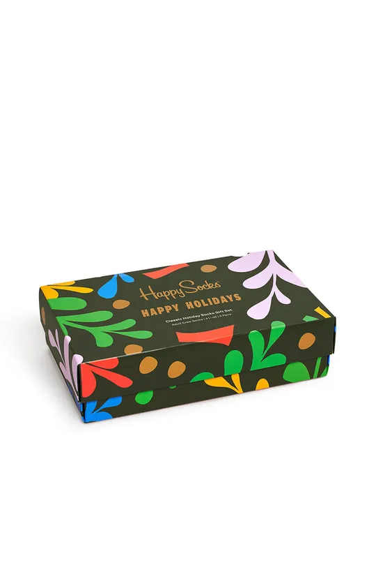 multicolor Happy Socks - Skarpetki Holiday Gift (3-pack) Męski
