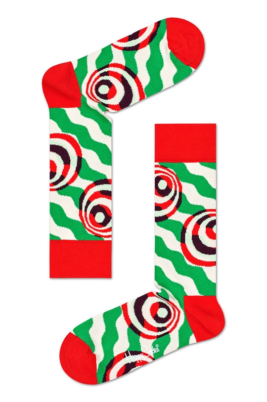 Happy Socks - Skarpetki Psychedelic Candy Cane (4-pack)