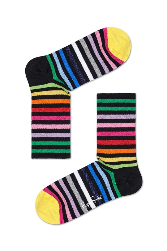 čierna Happy Socks - Ponožky Athletic Stripe Sock Pánsky