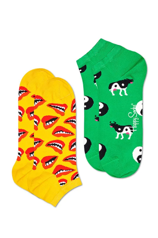 sárga Happy Socks - Zokni Lip (2-pár) Férfi