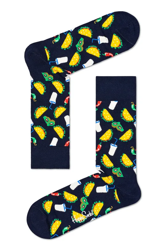Happy Socks - Ponožky Taco (2-pak) viacfarebná