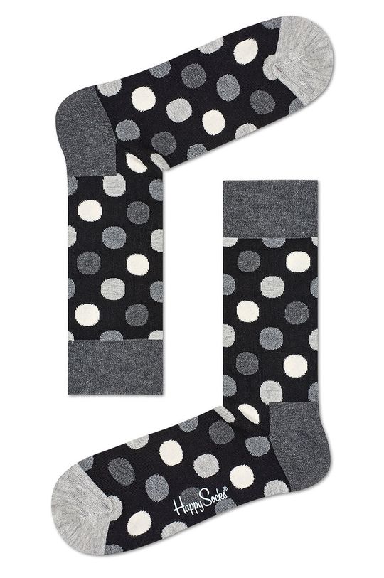 Happy Socks - Skarpetki Classic Black & White (4-pack) czarny