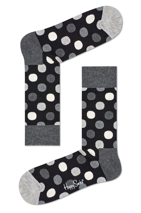 Happy Socks - Sokne Classic Black & White (4-pack) crna