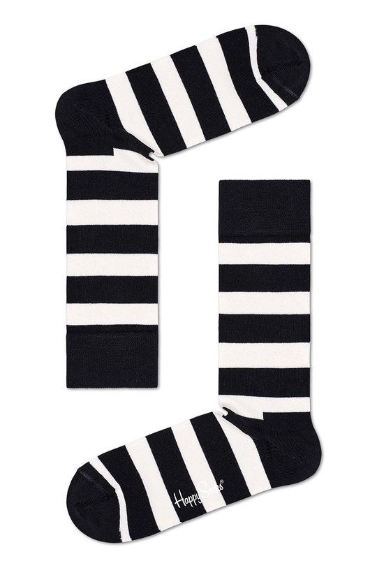 Happy Socks - Носки Classic Black & White (4-pack)  86% Хлопок, 2% Эластан, 12% Полиамид