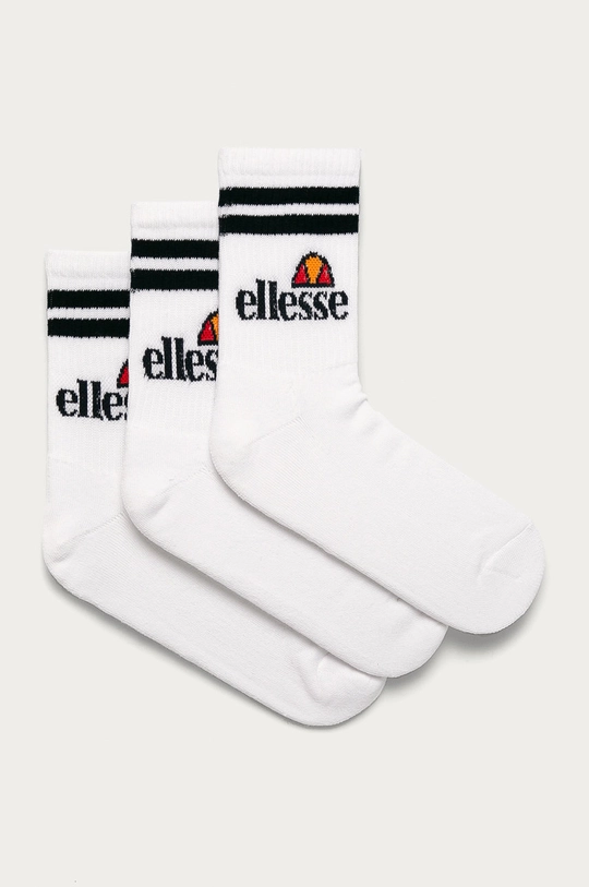 biela Ellesse - Ponožky (3-pak) Unisex