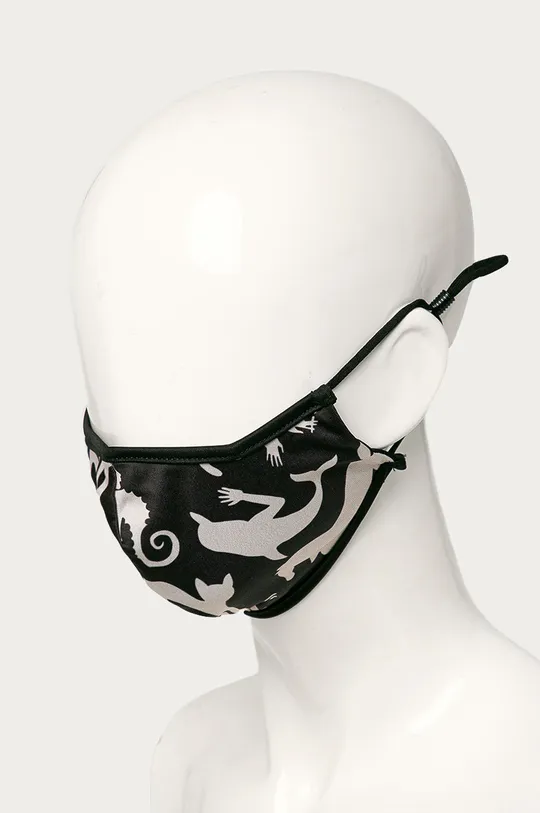 Desigual maschera protettiva per il viso nero