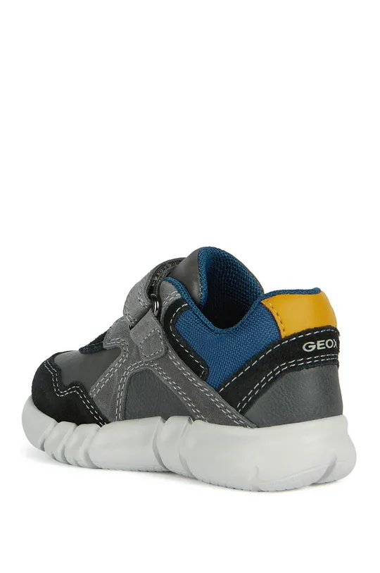 sivá Geox - Detské kožené topánky