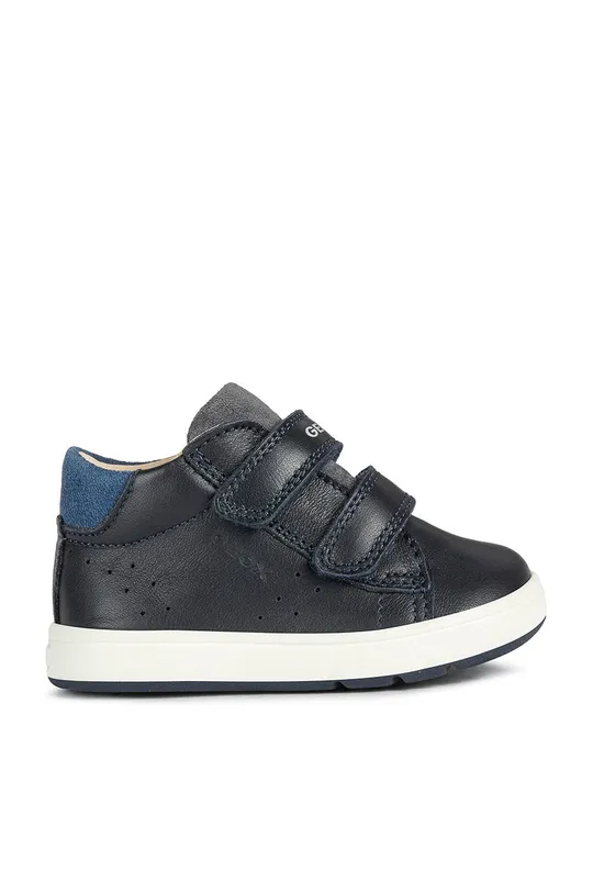 σκούρο μπλε Geox - Παιδικά δερμάτινα παπούτσια Για αγόρια