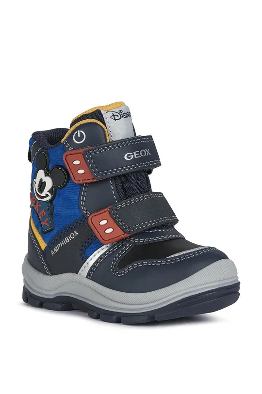 Geox - Παιδικές μπότες χιονιού  Πάνω μέρος: Υφαντικό υλικό, Φυσικό δέρμα Εσωτερικό: Συνθετικό ύφασμα, Υφαντικό υλικό Σόλα: Συνθετικό ύφασμα