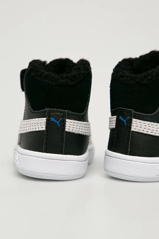 Puma - Detské topánky Smash v2 Mid L Fur V Inf 366899  Zvršok: Syntetická látka, Prírodná koža Vnútro: Textil Podrážka: Syntetická látka