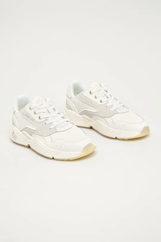 Gant - Кожаные ботинки Nicewill белый
