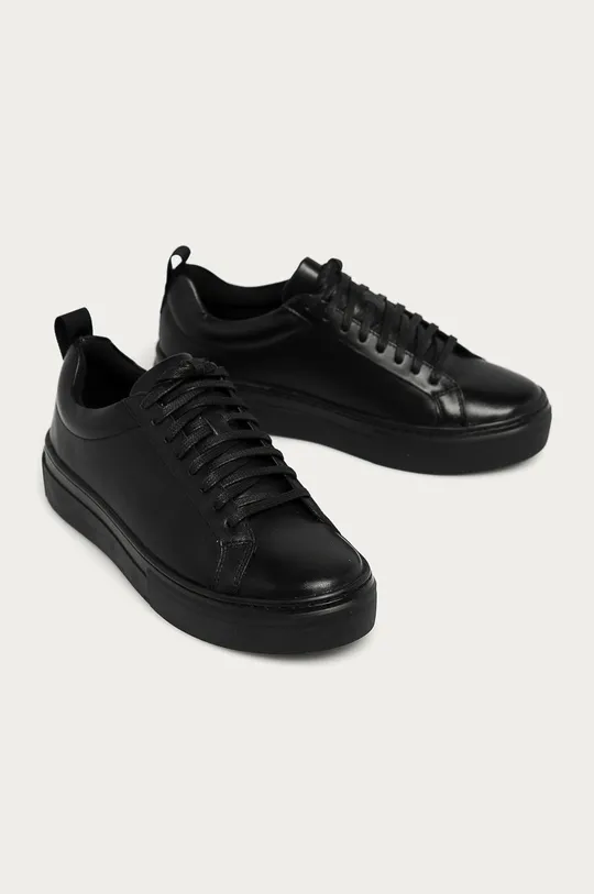 Vagabond Shoemakers - Kožená obuv Zoe Platform čierna