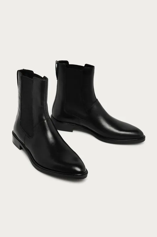 Vagabond Shoemakers - Kožené topánky Chelsea Frances čierna