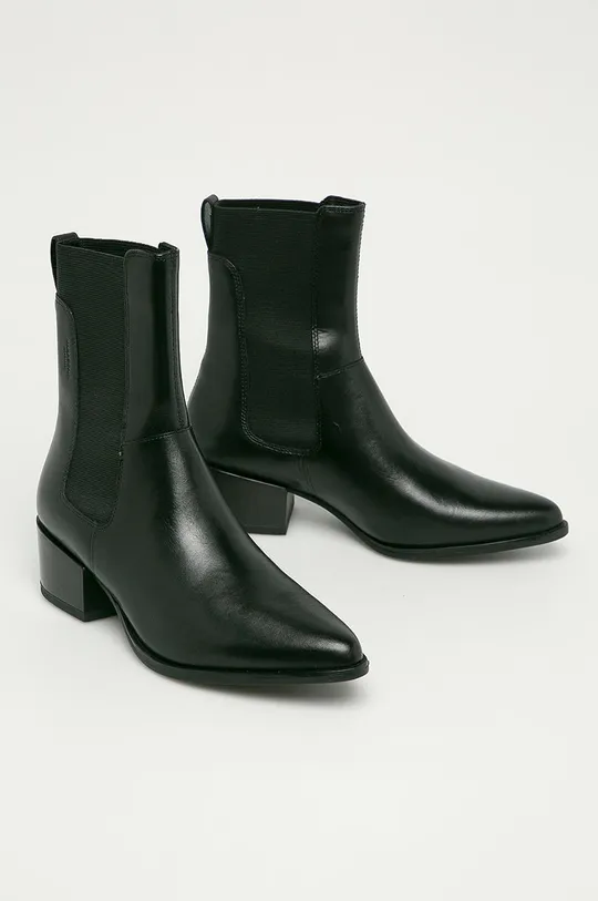 Vagabond Shoemakers - Kožené topánky Chelsea Marja čierna