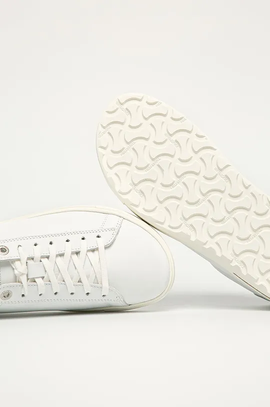 бял Birkenstock - Кожени обувки Bend Low
